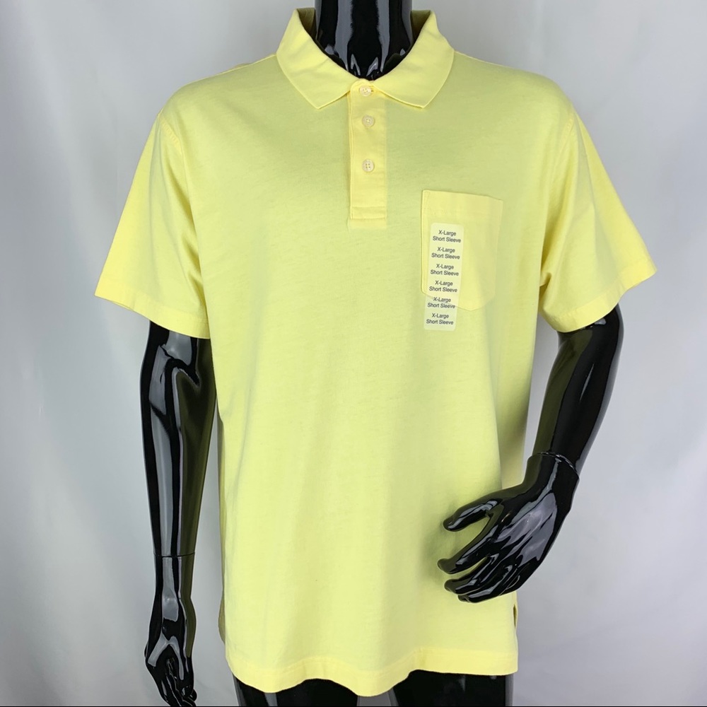 St Johns Bay Jersey Polo Shirt NWT